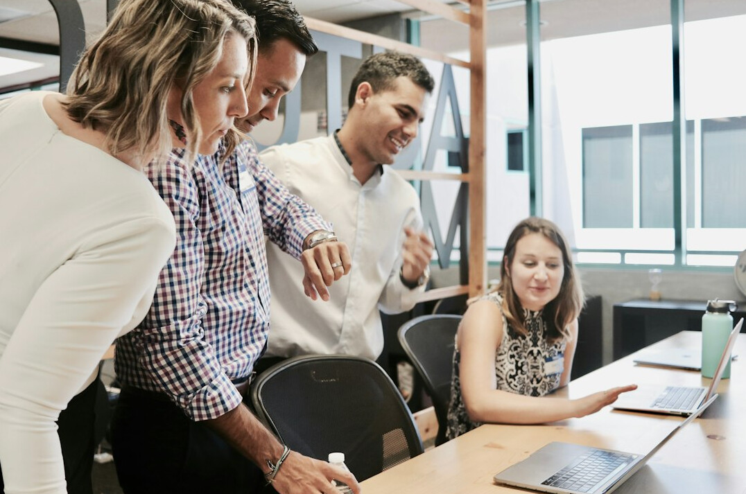 business professionals in meeting